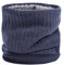 HGDGears Fleece Halswärmer Winddicht Thermo Gestrickt Schlauchschal für Herren Damen Dicker Winter Kaltes Wetter Gestrickter Kreis Schal für Outdoor Sport(blau)