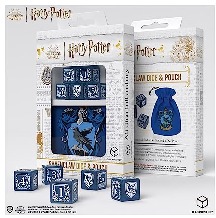 Q Workshop Juego de Dados y Bolsa de Ravenclaw de Harry Potter (5)