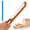 Bread Slicer-40 cm Bread Bow Saw for Slicing - Serrated Sourdough Bread Saw with Acacia Wooden Handle-Bread Cutter for Homemade Bread-Sourdough & Bagels Serrated Bread Slicer-Bread Cutter