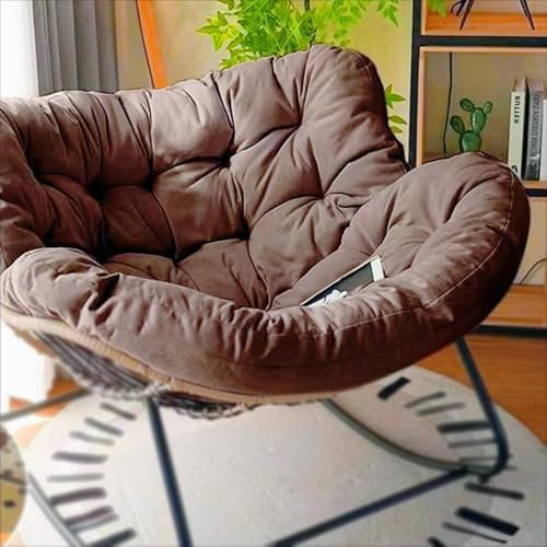 Comfortable Rocking Chair Cushions for Adults - Non-Slip Soft Cotton Filling for Indoor/Outdoor Egg Freestyle Chairs - 4×37.4×45.2 Upholstered Supportive Pads