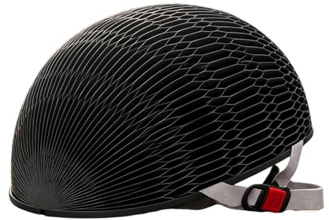 Foldable Helmet - 28x10x3.6cm Portable Paper Folding Cycling Helmet With Adjustable Chin Strap, Lightweight Breathable Compact Safety Helmets For Bike Road Cycling Hiking Beach