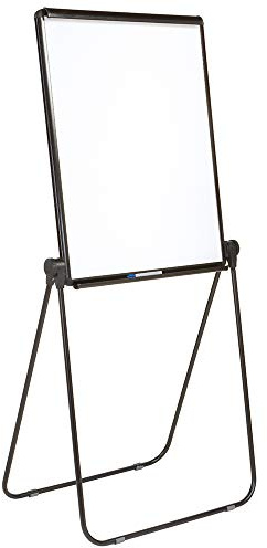 Quartet Easel, Standard, 70 High, Adjustable, 27 x 34 Whiteboard, Reversible, Flip Chart Holder, Ultima, Black Frame (101EL)