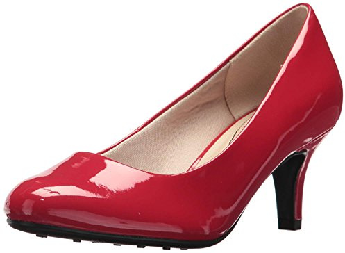 LifeStride Women's Parigi Dress Pump, Fire Red Patent, 6.5 UK