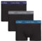 Calvin Klein Herren 3p Low Rise Trunk' Boxershorts, Schwarz (B-ASTRAL AURA/CORSAIR/GREY SMOKE SZM), Small (3er Pack)