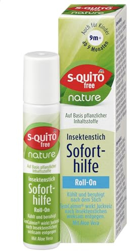 Debuy Instant Aid Roll-On for Insect Bite Relief, Natural 10 ml, Cylindrical, Unisex, Easy to Carry, Suitable for Living Room and Sensitive Skin