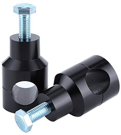 Lenker Riser, Universal-Halterung für kreisförmige Halterung Motorradteile 25 mm(Schwarz 25mm)
