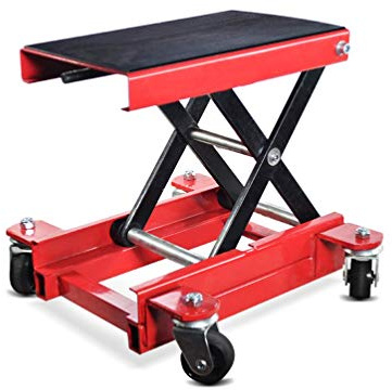 Pont élévateur Chariot pour Moto Custom HR1 Rouge CB11675