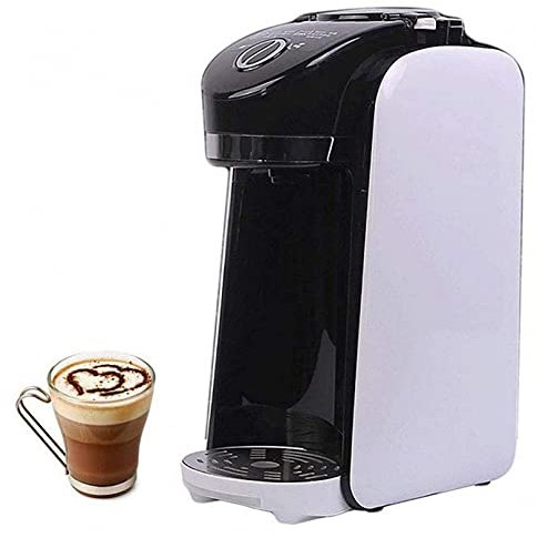 RONGJJ Cafetière Portable Avec Broyeur Intégré Et Filtre En Acier Inoxydable Réutilisable, Facile à Nettoyer, Noir Et Blanc Facile à Utiliser, A