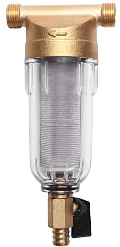 Oikabio 4 Filtres à à Bouche Fendue Purificateur PréFiltre en Cuivre-Cuve de Lavage à Contre- ÉLimination de la Rouille Tuyau à SéDiments