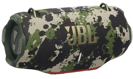JBL Xtreme 4 Portable Bluetooth Speaker with JBL Pro Sound and Convenient Shoulder Strap, IP67 Waterproof, Built-In Power Bank, Squad