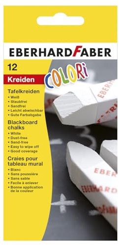 NEU Tafelkreide/Wandtafelkreiden weiß, 12 Stück, 13 x 90 mm