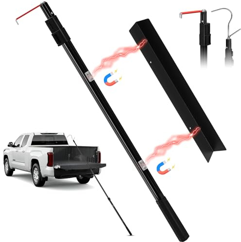 6.9 Ft Magnetically Mounted Truck Cargo Grabber Reach Retriever Tool