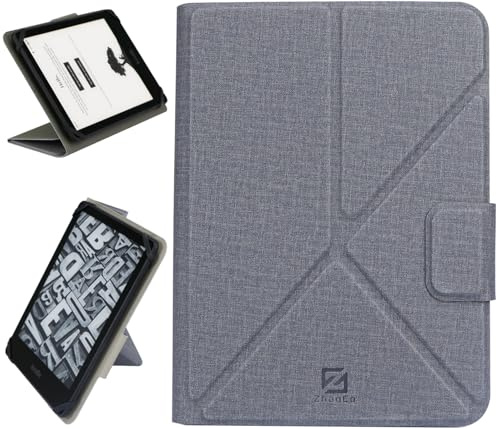 Funda Universal para 6.8'' Kindle Paperwhite 2021/7'' Colorsoft Signature Edition 2024/7'' Paperwhite 2024 - Gris