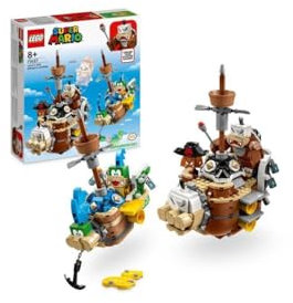 LEGO Super Mario 71427 Ensemble d'Extension Forteresses Volantes de Larry et Morton, Jouet avec Personnages