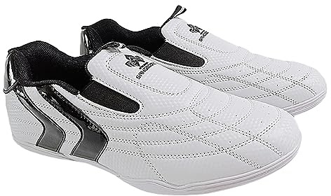 JiuQing Men's Taekwondo Shoes Kids Martial Arts Training Shoes Slip on Barefoot Soft Bottom Indoor Sneaker