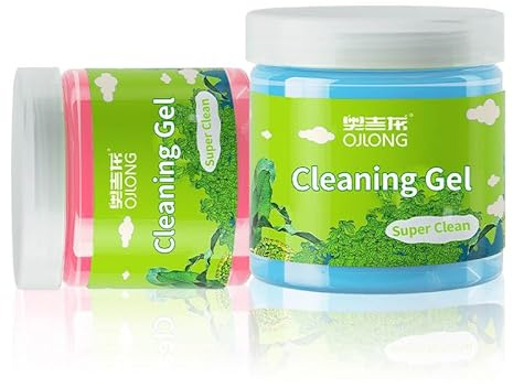 Car Cleaning Gel Kit Universal Detailing Automotive Dust Car Crevice Cleaner Auto Air Vent Interior Detail Removal Putty Cleaning Keyboard Cleaner for Car Vents, PC, Laptops, Cameras