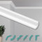 HEXIMO Corniches de Plafond Modernes en Polystyrène XPS Blanc, 2 Mètres Moulures en Polystyrène Moulures Décoratives Angles (Coins prédécoupés ZG16)