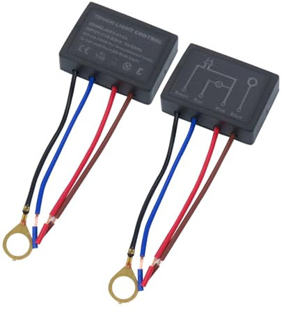SIGANDG 2 piezas Interruptor Táctil para Lámpara de Mesa, Atenuador con Sensor Táctil de 4 Vías,Regulador de Intensidad,para Lámparas de Mesa, Lámparas de Pie,Lámparas de Pared y lámparas Decorativas