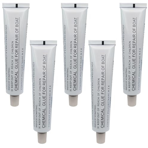 Colla per Riparazione di Gommoni in PVC - 30 ml - Adesivo Marino ad Alta Resistenza per Vinile, Materassi ad Aria e Gonfiabili - Kit Impermeabile per Piccoli Fori