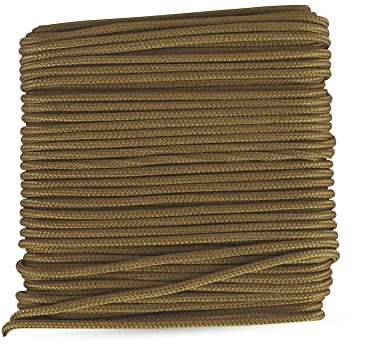 FAPBADRI Durable Polyester Cord/Thread for Chic Blinds/Vertical Blinds/Venetian Blinds, Multipurpose use for Crafting, DIY Projects, 20 metres (65 feet), Thickness -1.8mm, Colour - Brown
