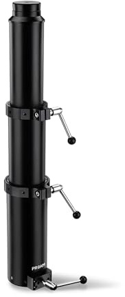 PROAIM Bull 18-34” Telescopic Bazooka for Camera Dolly, Jib/Crane & Other Heavy Camera Setups. Quick Height Adjustment - Gas Rise, Euro/Elemac Mount. Stable & Solid, Payload: 20-45kg (BZ-BULL-01)