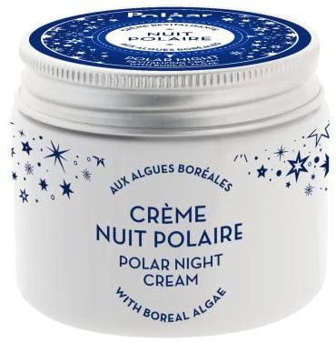 Polåar - Polaar Night Revitalisierende Gesichtscreme mit Boreal Algen - Feuchtigkeitsspendende Nachtpflege Anti-Age, Glättend, Regenerierend, Entgiftend - Natürliche Aktivstoffe, Vegan, France - 50 ml