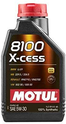 MOTUL Huile moteur 8100 5W-30 Huile entièrement synthétique Huile ACEA A3/B4 API SL X-CESS 1 L