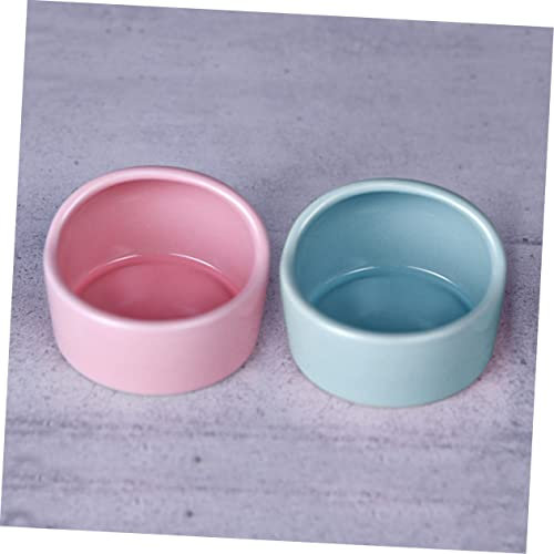 Mipcase Hamster-futternapf 5er-Set Keramik-futternapf Für Chinchillas Geeignet Für Trocken- Und Nassfutter Zufällige Farbe