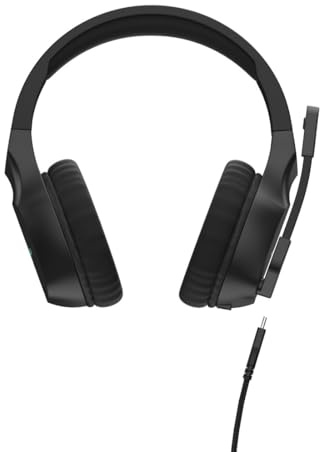 uRage Gaming-Headset SoundZ 710 7.1 V2, kabelgebundene Multi-Plattform Kopfhörer für PS5/PC, Over-Ear, in schwarz
