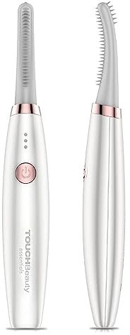 TOUCHBeauty Electric Eyelash Curler, Heated Eyelash Curler with 3 Smart Temp Modes & USB-C Fast Charge, Smart Constant Heat Safe for Quick Heating Curling