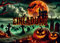 Edition Colibri 10 Einladungen Halloween - Friedhof: Einladungskarten Erwachsene/Kinder für Grusel-, Horror-Party, Set, gruselig, Vampir, schwarz (11149DE)