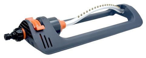 QUEENYARD Oscillating Garden Sprinkler Oscillating Automatic Oscillating Sprinkler With 19 Hole Nozzles For Watering Bridge