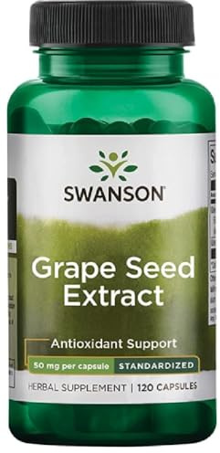 Swanson - Grape Seed Extract | Antioxidant and Cardiovascular Support - 120 Capsules