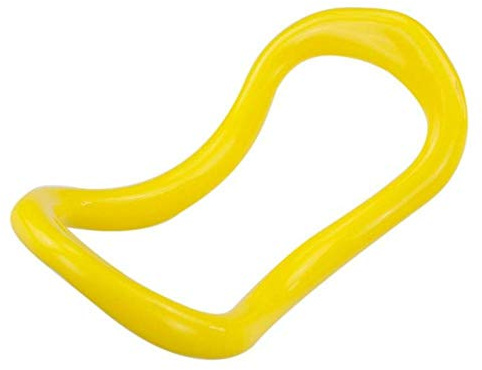yogarings, Bodybuilding Fitness Pilatesring - Yogacirkel Stretchring for Fascia Massage & Träningsutrustning(Yellow)