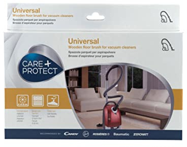 CARE + PROTECT Spazzola Aspirapolvere per Parquet, con Adattatore Universale, per Pavimenti Duri e di Legno, Collo Flessibile, Professionale