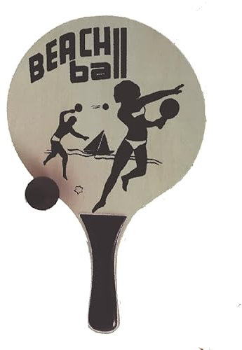 Summerplay Beachball-Set Natural | schwarz