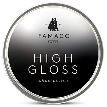 Famaco - High Gloss 100ml - Cirage à chaussures - Pâte à cirer pour un glaçage rapide - Nourrit et assoupli