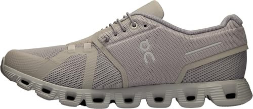 ON Herren Cloud 5 Textile Synthetic Fog Alloy Trainer 46 EU