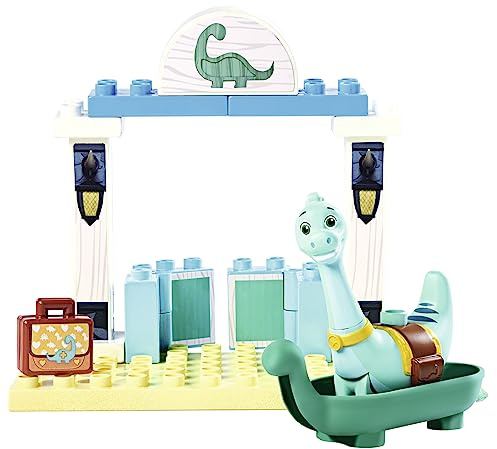 BIG-Bloxx – Dino Ranch inkubator med Dino Clover – byggstenar (13 delar) för små dino-inkubatorer med dinosauriefigur, lekstenar för barn från 18 månader till 5 år