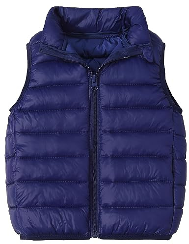 Happy Cherry Gilets sans Manche Enfants Gilet en Duvet Garçon Fille Hiver Matelassé Doudoune Sans Manche