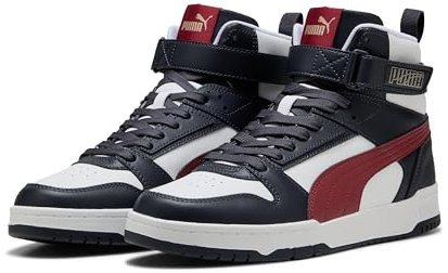 PUMA Unisex RBD Game Sneaker, New Navy-Dark Crimson White, 42.5 EU