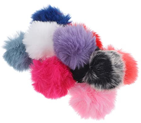 OSALADI 10pezzi Coprimicrofono Antivento Copertura Furry Per Microfoni Accessori Per Registrazioni Esterne e Interviste Protezione Rumori e Vento