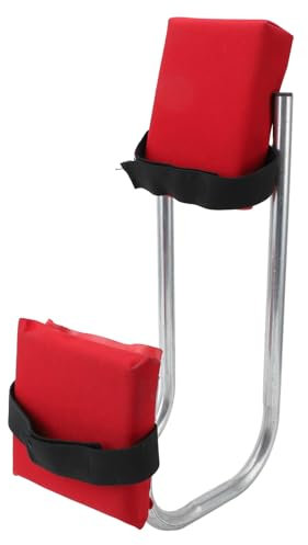 Tixiyu Genouillère pour jardinage, protection des genoux et de la cheville avec coussinet en EVA pour le jardinage, le travail de jardinage, protection du genou (rouge)