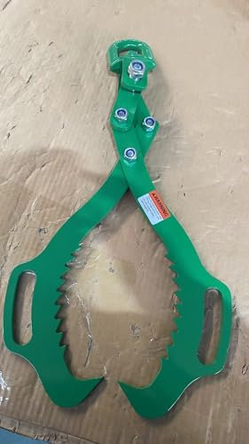 XROPURR 2 Serrated 18in Swivel Claw Hook,Log Lifting Tongs, Heavy Duty Grapple Timber Claw,Lumber Skidding,Log Lifting -18in