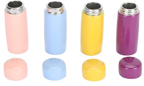 Botella de Agua aislada para casa de muñecas en Miniatura 1: 12, 4 Colores, Mejora la educación cognitiva para niños
