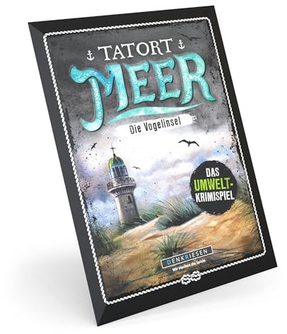 Tatort Meer Die Vogelinsel | Spannendes Krimispiel für Erwachsene & Jugendliche für 1-6 Personen I Escape Spiel für Zuhause ab 14 Jahren | Realistisches Detektivspiel auf Einer Insel