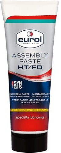 EUROL Montagepaste Assembly Paste HT/FD Hochtemperatur-Kieselgel-Montagefett 110 g mit SYNGIS®-Technologie - Zur Behandlung und Abdichtung aller Arten von Schraubengewinden und Gewindeverbindungen
