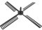 Happyyami Windmühlenventilator, Kunststoff Windmühle Blatt Garten Windmühle Blatt Ersatz Lüfter Windmühle Modell Fan Teile für Outdoor Garten Windmühle Zubehör