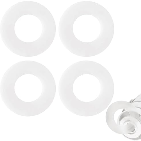 4 Silikon Gummi Unterlegscheiben Membran，Heberglockendichtung, Ersatz Ventil Unterteil Dichtungsring für Geberit 816.418.00.1, Ideal für Reparaturen