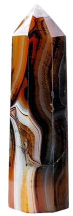 Varita de, Torres de Piedra Natural,Piedra de meditación energética | Joya Decorativa Natural Preciosa Hecha a Mano para Ritual para Ritual